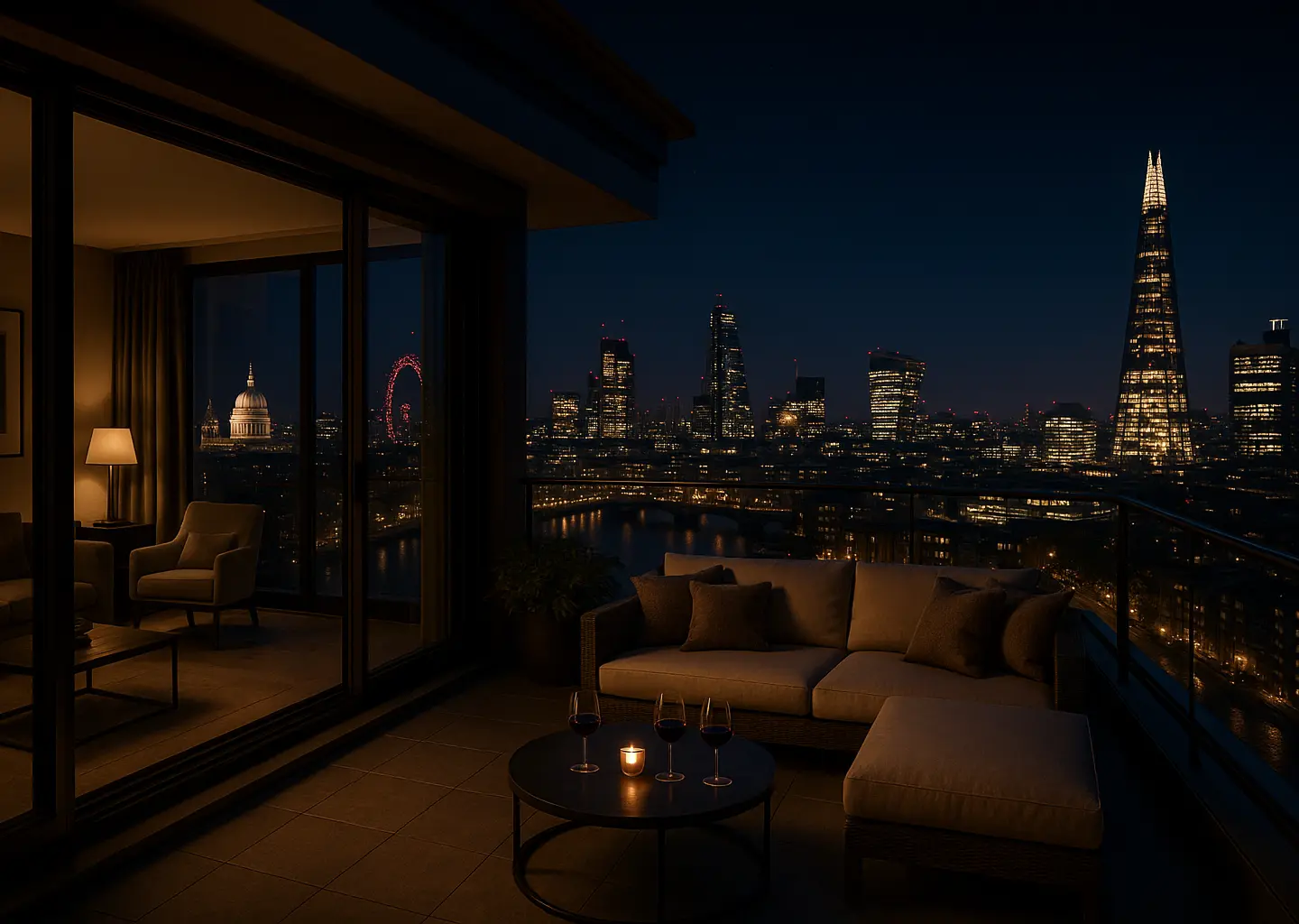 Luxury cityscape background